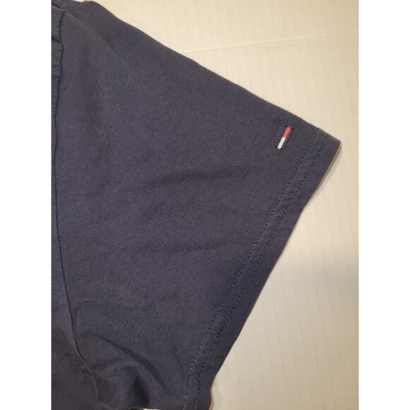 Vintage Tommy Jeans Classic Flag Logo T-Shirt Blue Mens Size M Large Spelled Out - Picture 4 of 6